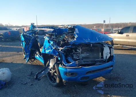 2021 Ram 1500 Big Horn 4X4 6'4 Box from USA, damaged, VIN 1C6RRFBG7MN646257